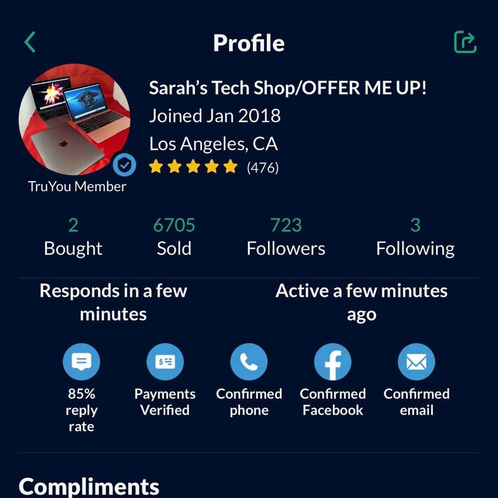 You can see my items on offer up!Here is the link https://offerup.co/rCntxUQHXrb